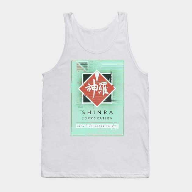 Shinra poster Tank Top by Saoghal